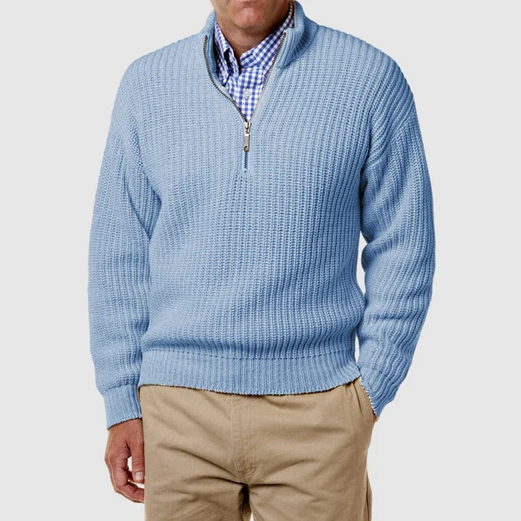 Henrik™ | Knitted Half Zip Sweater
